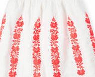 Boden Summer Bloom Skirt, White 34881029