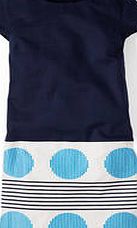 Boden Summer Fun Dress, Navy/Ivory/Bright Cyan 34793489