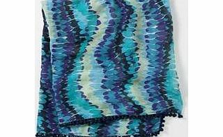 Boden Summer Sarong, Blue Feathers,Navy Ditsy