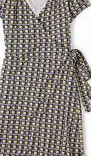 Boden Summer Wrap Dress, Sulphur Retro Geo 34779215