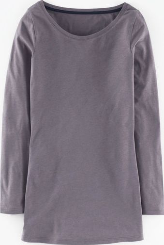 Boden, 1669[^]35027879 Supersoft Long Layering Top Grey Boden, Grey