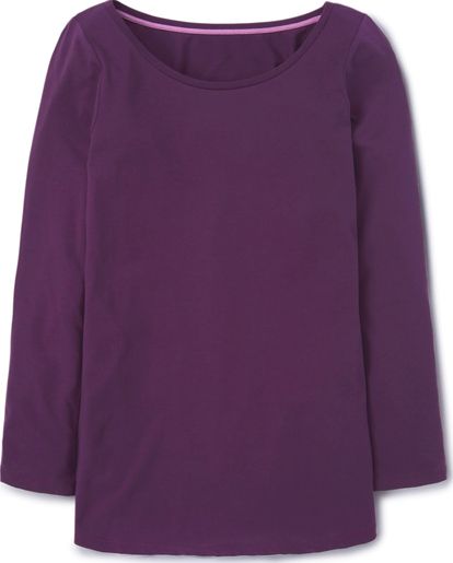 Boden, 1669[^]34981886 Supersoft Long Layering Top Purple Boden, Purple