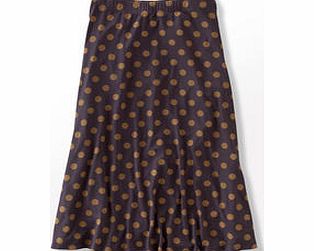 Boden Swishy Jersey Skirt, Raven Spot,Black 33627506