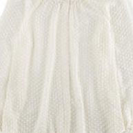 Boden Textured Silk Blouse, White 34323196