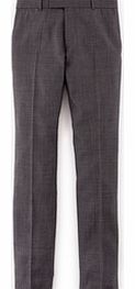 The Brompton Wool Trouser, Charcoal Wool,Grey