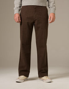 Washed Flat Front Trousers