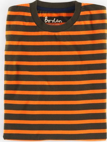 Boden, 1669[^]35013705 Washed T-shirt Orange/Dark Khaki Boden,