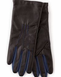 Boden Westminster Gloves, Black/Ocean,Navy