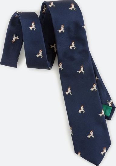 Boden, 1669[^]34441014 Woven Tie Navy Sprout Boden, Navy Sprout 34441014