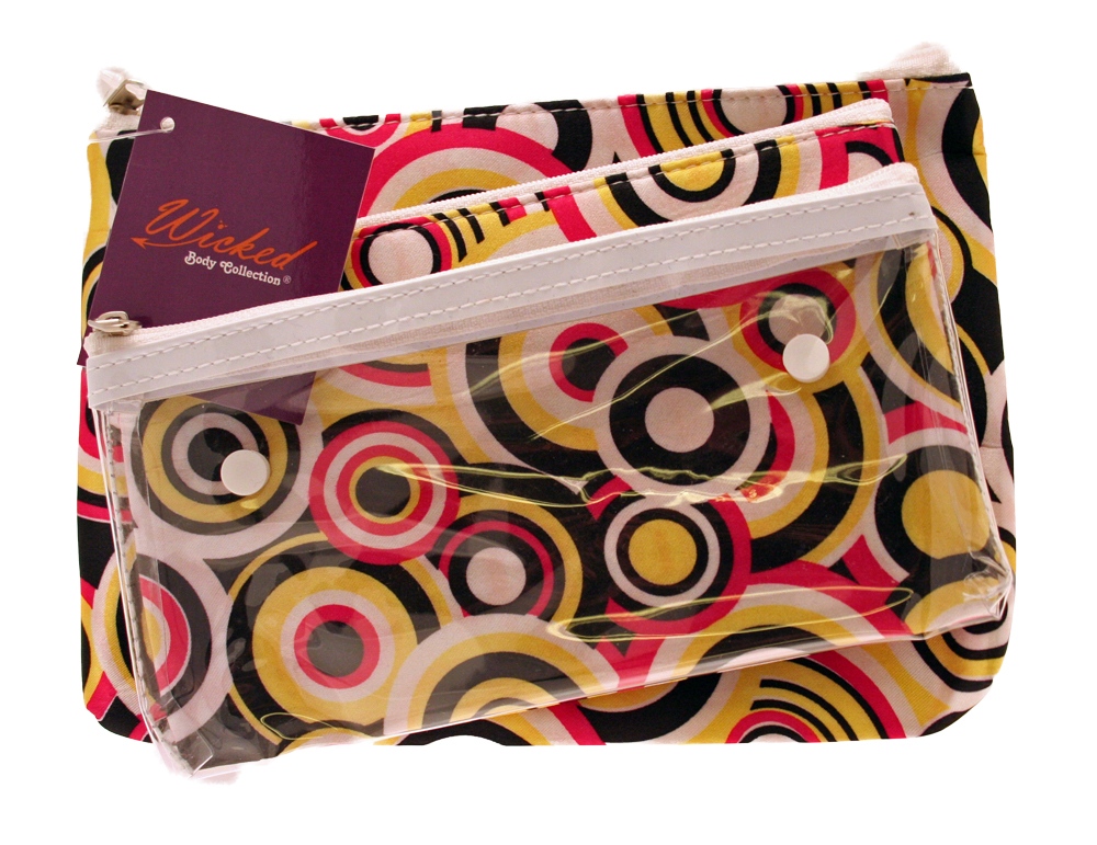 Body Collection Funky Cosmetic Bag Trio