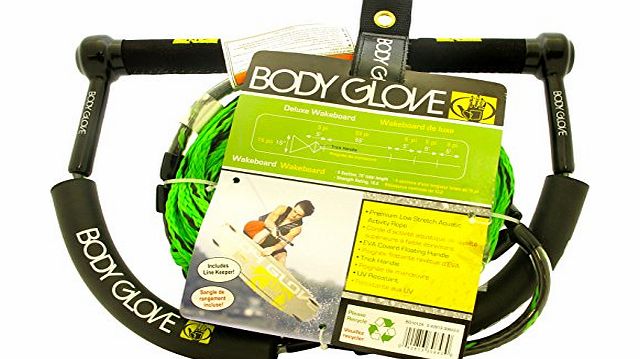 Body Glove Spider Grip Deluxe Wakeboard Rope - Black