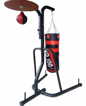 Body Power Boxing Stand With Punchbag and Speedball