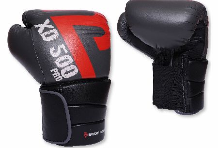Body Power Premium Club Leather Sparring Gloves - 12oz