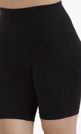 Bodyfit by CattyBs Lingerie Ladies Tummy Bum Thigh Control Long Leg Girdle Size 10 to 20 Black or Nude (14-16, Black)