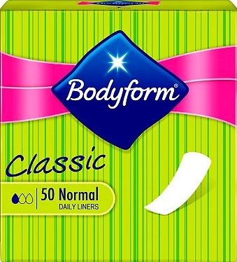 Bodyform, 2041[^]10052730 Pantyliners Classic 50 10052730