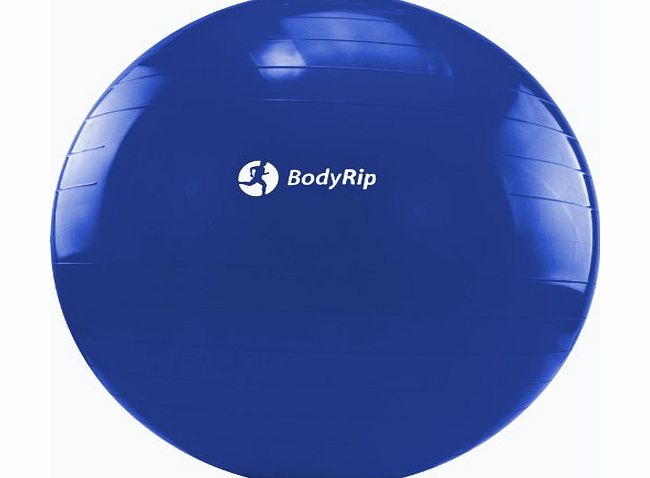 BodyRip BLUE EXERCISE GYM YOGA SWISS 65cm BALL GYM FITNESS AB ABDOMINAL KEEP FIT TONE