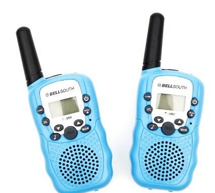Pair of BellSouth Two Way Radio Walkie Talkie Blue Colour 500 Meter Range In Urban Locations upto 5KM In Flat Line of Sight Locations