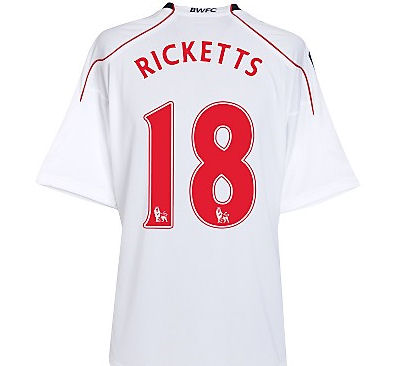 Reebok 2010-11 Bolton Wanderers Home Shirt (Ricketts 18)