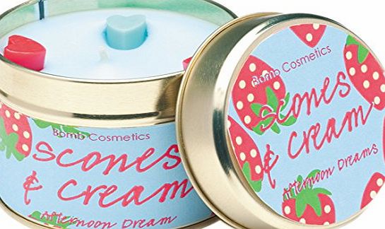 Bomb Cosmetics Scones and Cream Tin Candle
