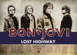 Lost Highway Europe Tour 2008 Music Poster