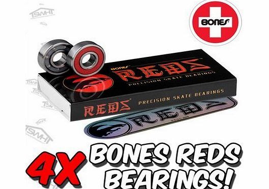 Bones Reds Bearings - Pack Of 4