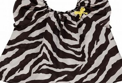 Bonton Flip zebra blouse Noir `18 months,2 years
