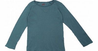 T-shirt Manches Longues Blue Green `10 years,12