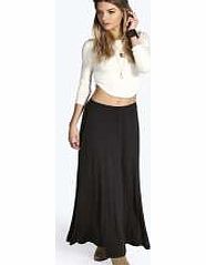 boohoo 90s Grunge Style Button Front Maxi Skirt -