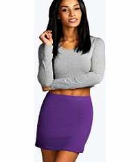 boohoo Bodycon Mini Skirt - purple azz08370