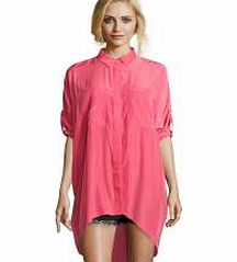 Boutique Cerys Baggy 3/4 Sleeve Shirt Dress -