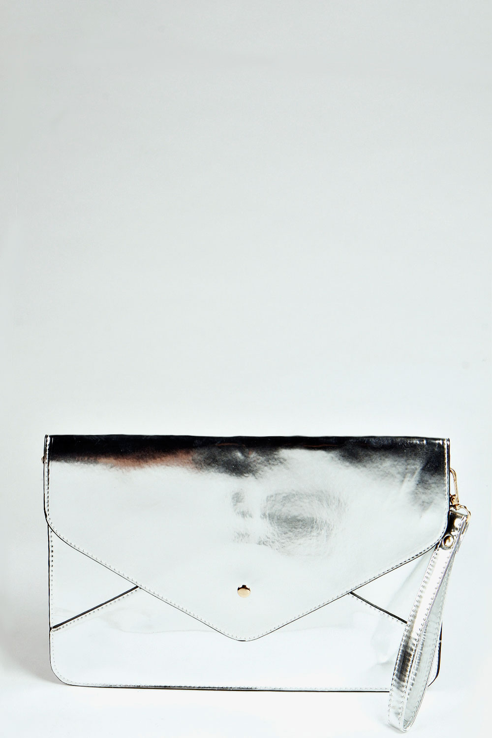 Ciara Metallic Envelope Clutch Bag -