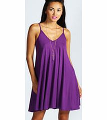 Dahlia Swing Dress - purple azz42354