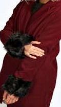 boohoo Longpile Faux Fur Cuffs - black azz12261