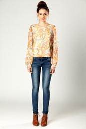 Lucy Paisley Print Blouse