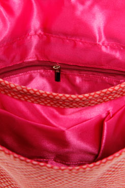 Poppy Snake Print Clutch Bag Female