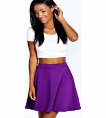 boohoo Roseanna Colour Pop Skater Skirt - purple azz34745