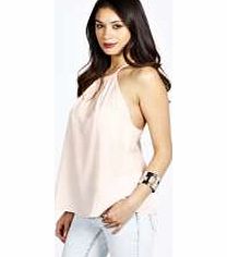 Sophie Open Back Single Strap Cami - blush