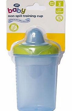 Boots Baby Non Spill Toddler Training Cup- Blue