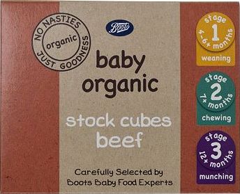 Boots Baby, 2041[^]10078715 Organic Stock Cubes Beef Stage 1, 2