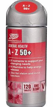 Boots A - Z 50+ 120 tablets 10149654