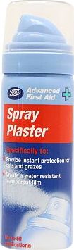 Boots Pharmaceuticals, 2041[^]10077327 Boots Advanced First Aid Spray Plaster - 40ml