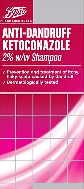 Boots Pharmaceuticals, 2041[^]10083641 Boots Anti-Dandruff Ketoconazole 20 mg/g Shampoo