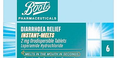Boots Pharmaceuticals Boots Diarrhoea Relief Instant-Melts 6 tablets