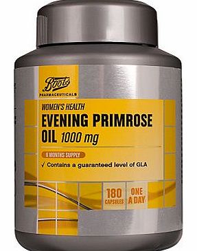 Boots Pharmaceuticals Boots Evening Primrose Oil 1000 mg 6 Months