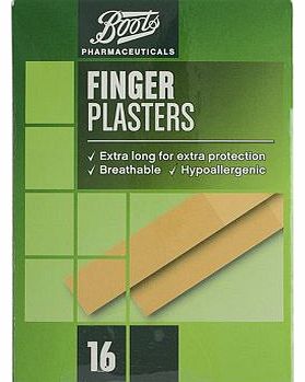 Boots Pharmaceuticals Boots Finger Plasters (Pack of 16) 10123653