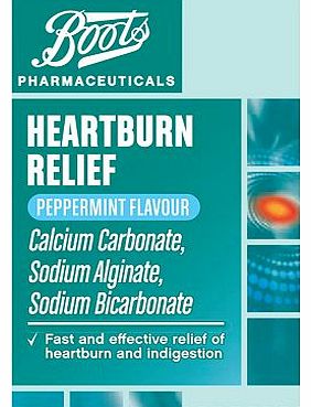 Boots Pharmaceuticals Boots Heartburn Relief Peppermint Flavour -