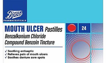 Boots Pharmaceuticals Boots Mouth Ulcer Pastilles - 24 10164536