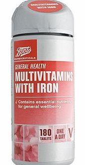 Boots Multivitamins with Iron (180 Tablets)
