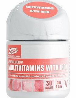 Boots Multivitamins with Iron (30 Tablets)
