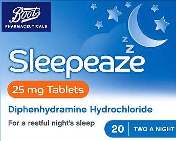 Boots Pharmaceuticals, 2041[^]10075178 Boots Sleepeaze Tablets - 25 mg 10075178